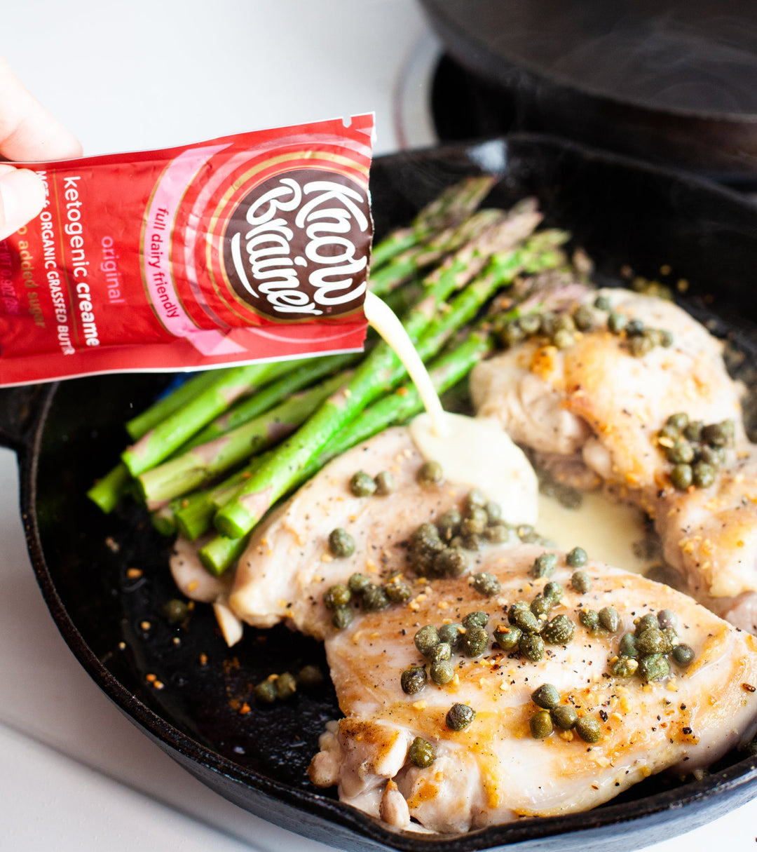 Creamy Keto Skillet Chicken Dinner